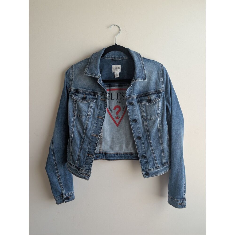 Guess women's vintage style denim jacket, SMALL